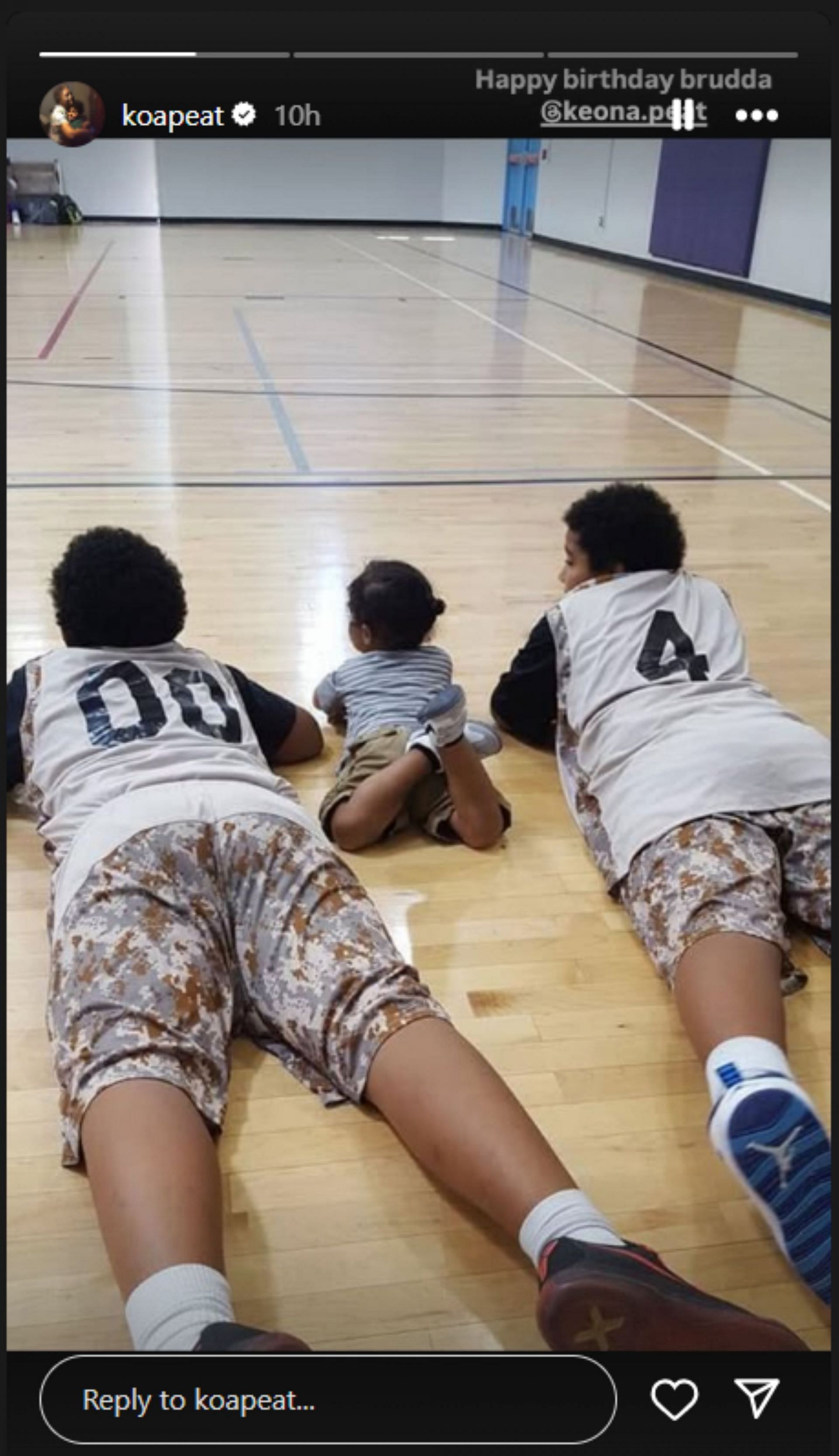 Arizona Wildcats signee Koa Peat shares throwback snaps to celebrate brother Keona Peat's birthday (Image: IG/koapeat)